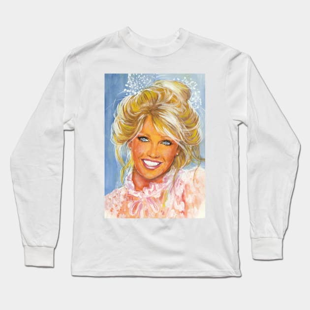 Heather Locklear Long Sleeve T-Shirt by Svetlana Pelin